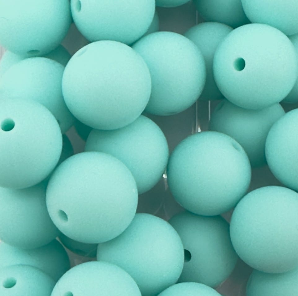 Tropical Oasis Solid Silicone Bead