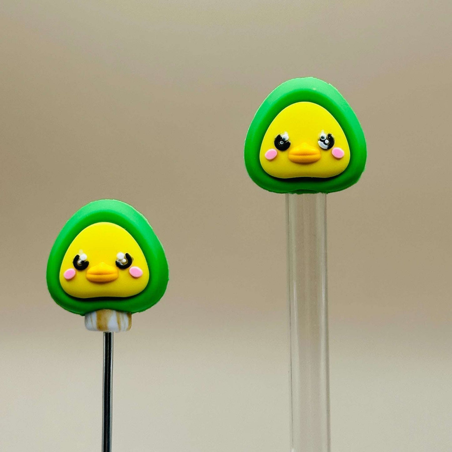 Hoodie Duck Pen/Straw Topper