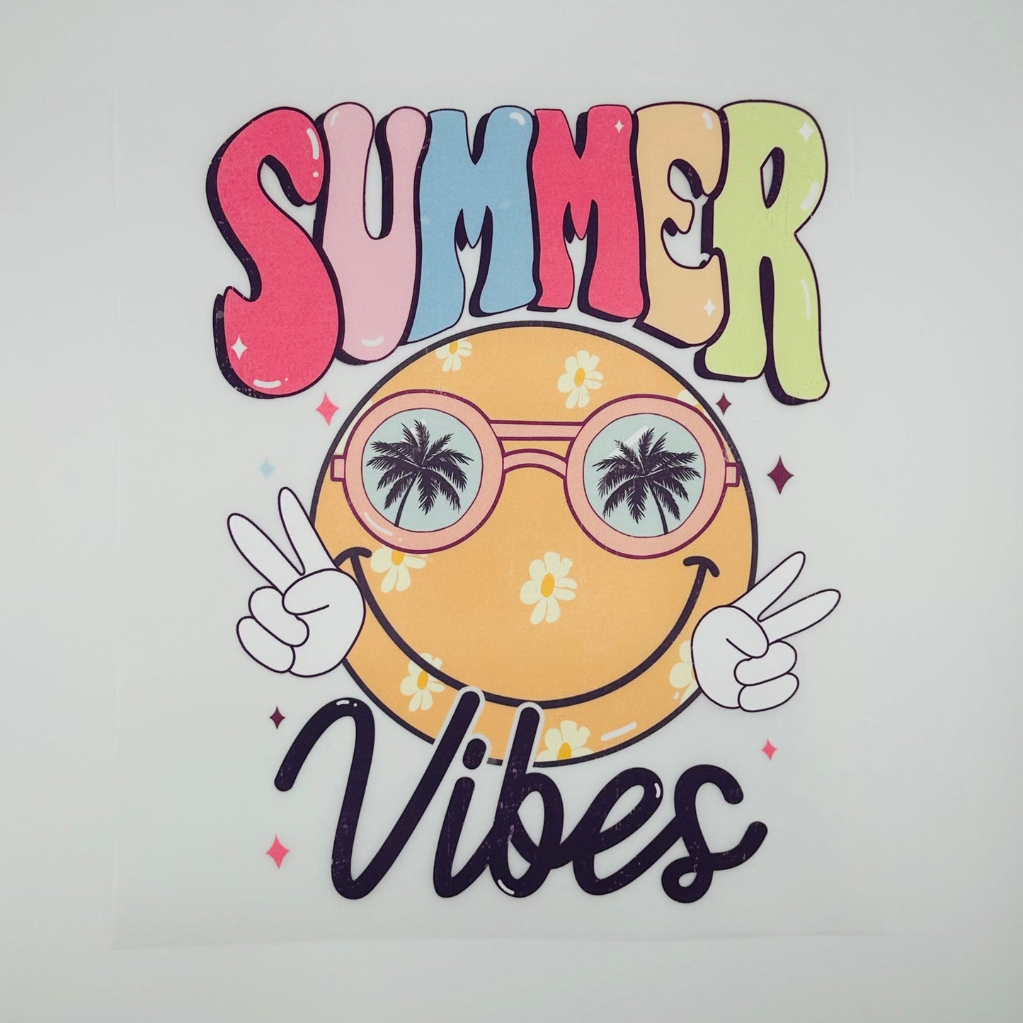 Happy Summer Vibes DTF Print