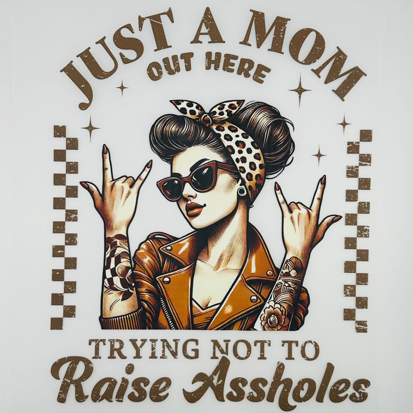 Just A Mom DTF Print