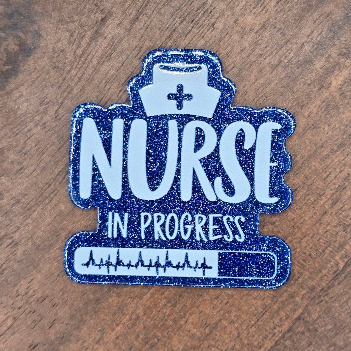 Blue Nurse In Progress Flatback