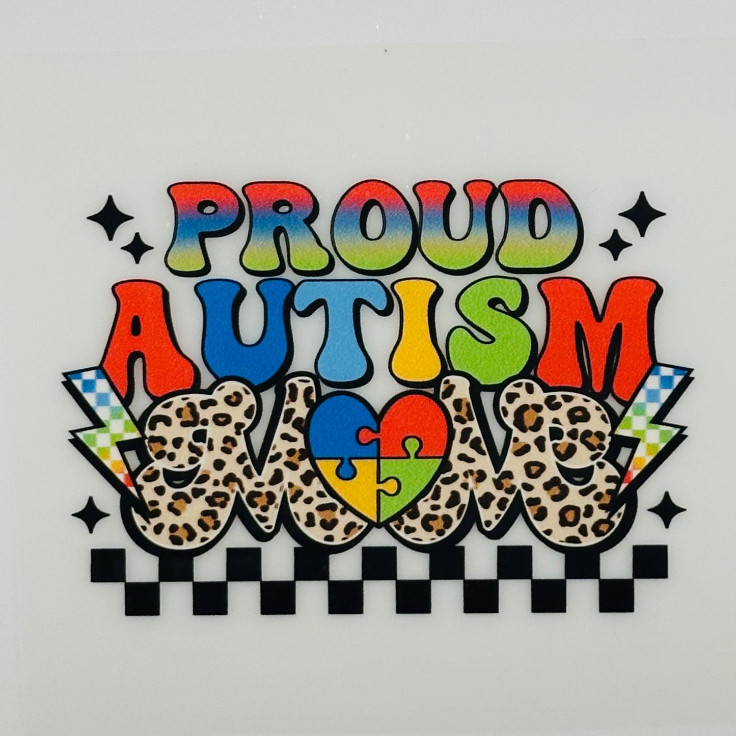 Proud Autism Mom DTF Print