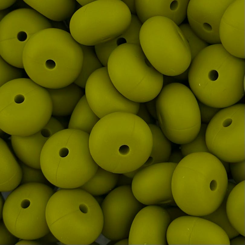Avocado Dream Solid Silicone Bead
