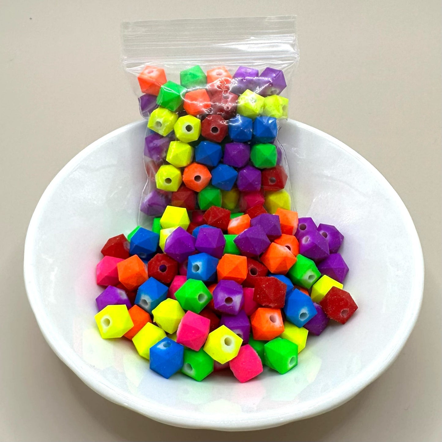 Hexagon Neon Acrylic Bag