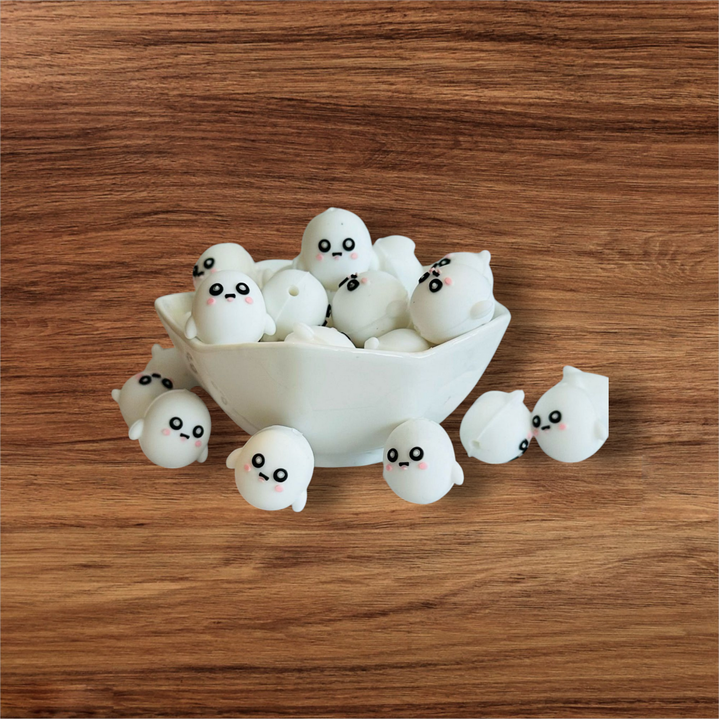 3D Ghoul Friend Focal Bead