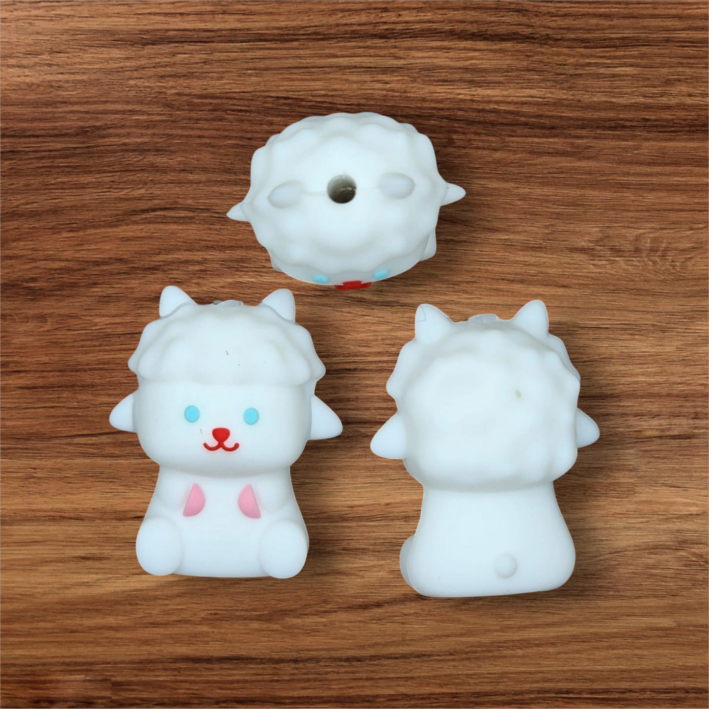 3D Fuzzy Sheep Focal Bead