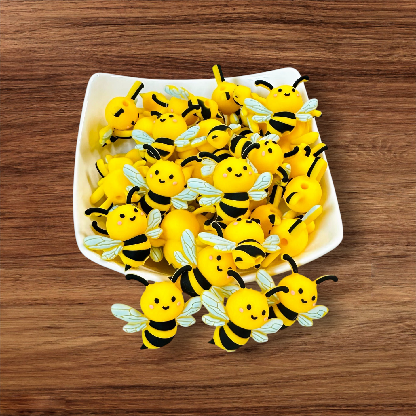 3D Bumble Bee Focal Bead