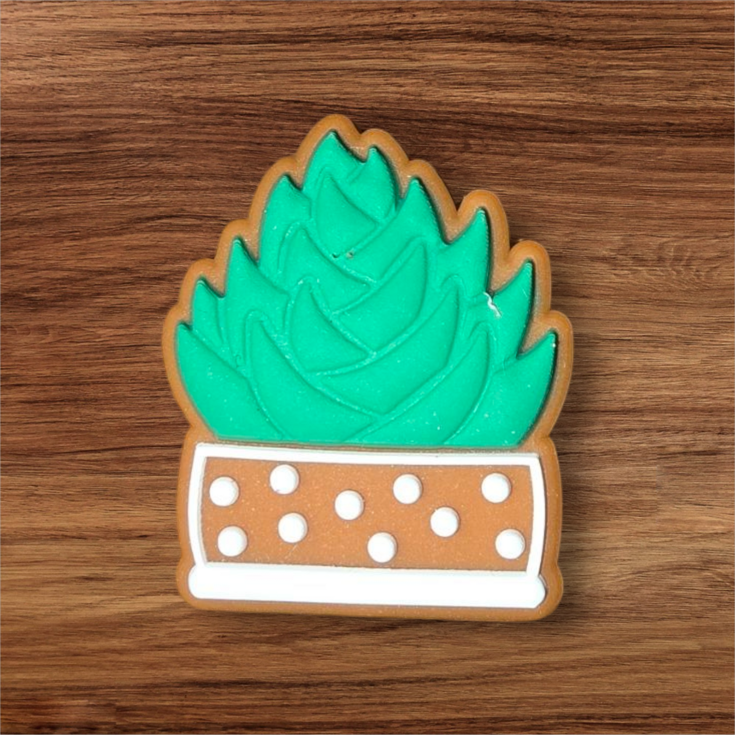 Cute Little Succulent Focal Bead