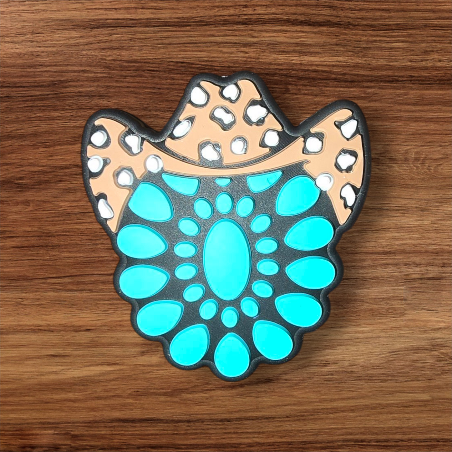 Turquoise Cowboy Focal Bead