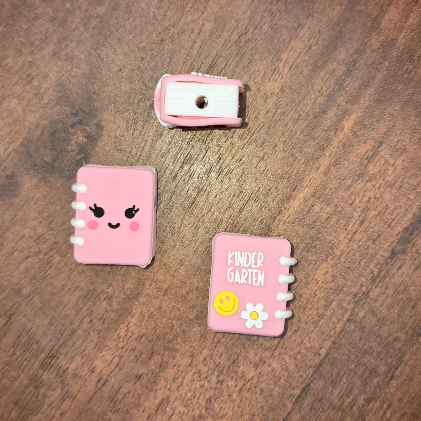 Pink Kindergarten Notebook 3D Focal