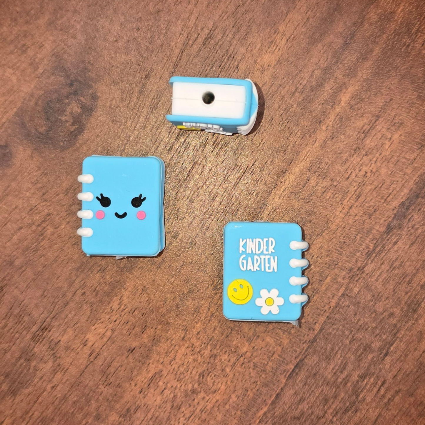 Sky Blue Kindergarten Notebook 3D Focal