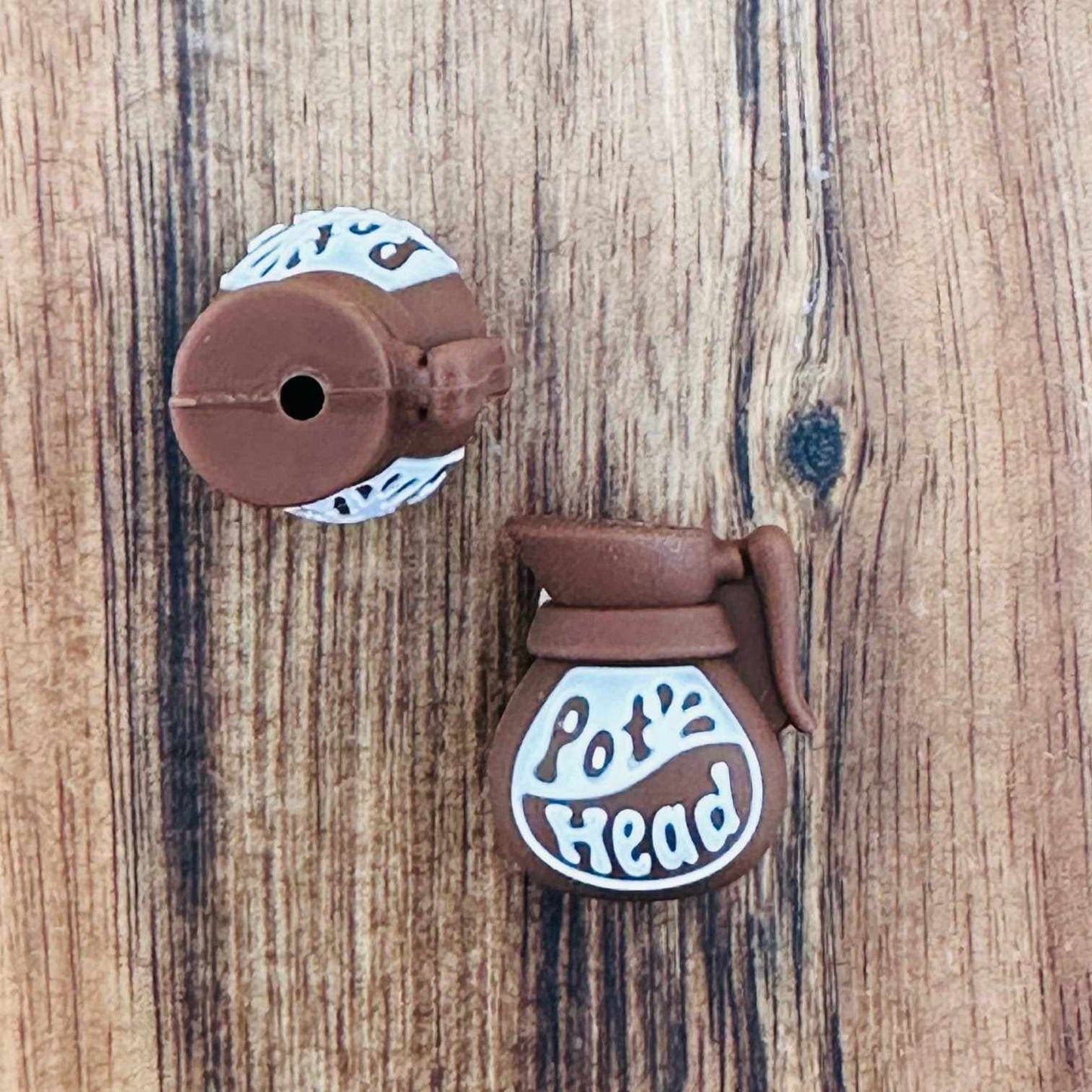 3D Coffee Pot Focal Bead