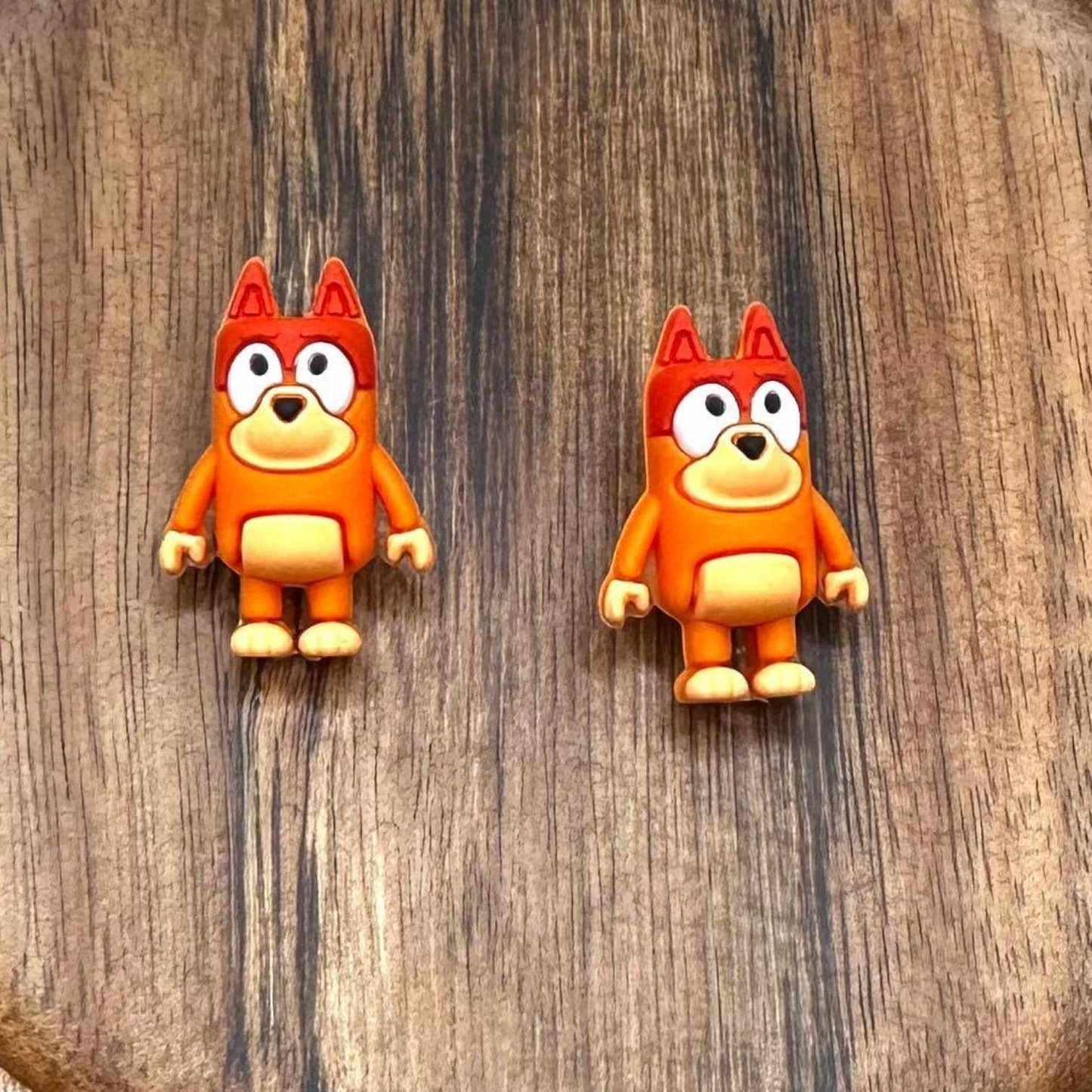 3D Orange Pup Focal Bead