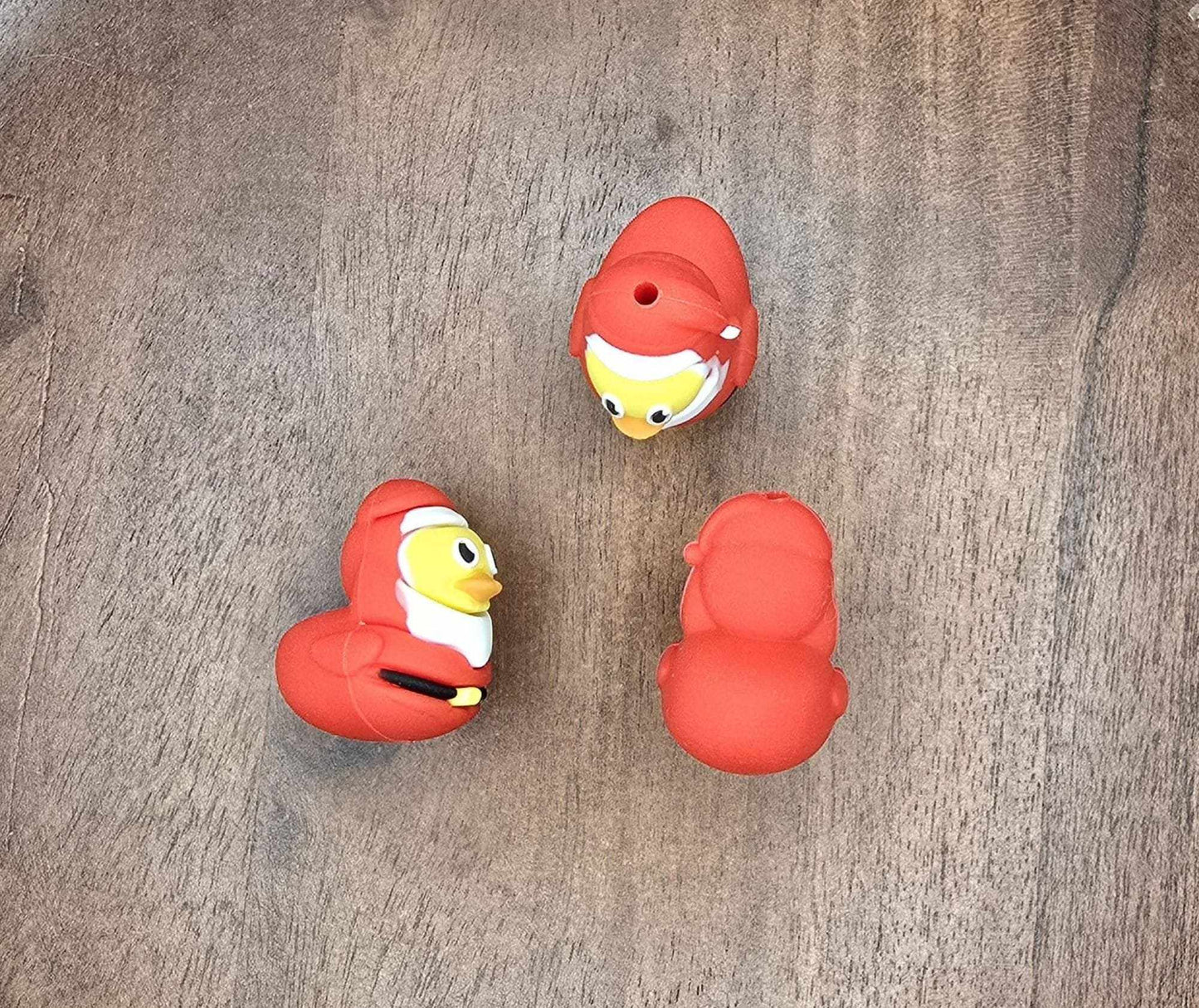 3D Christmas Duck Focal Bead