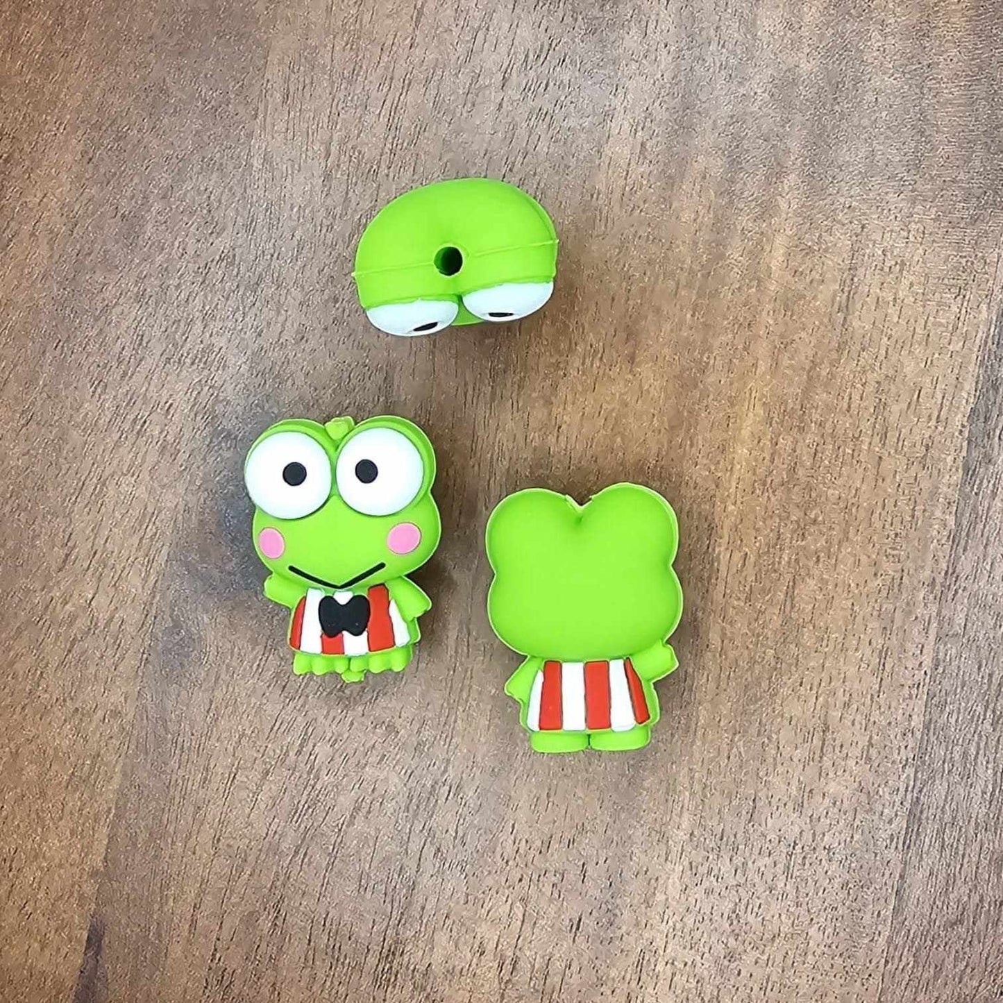 3D Kawaii Frog Focal Bead