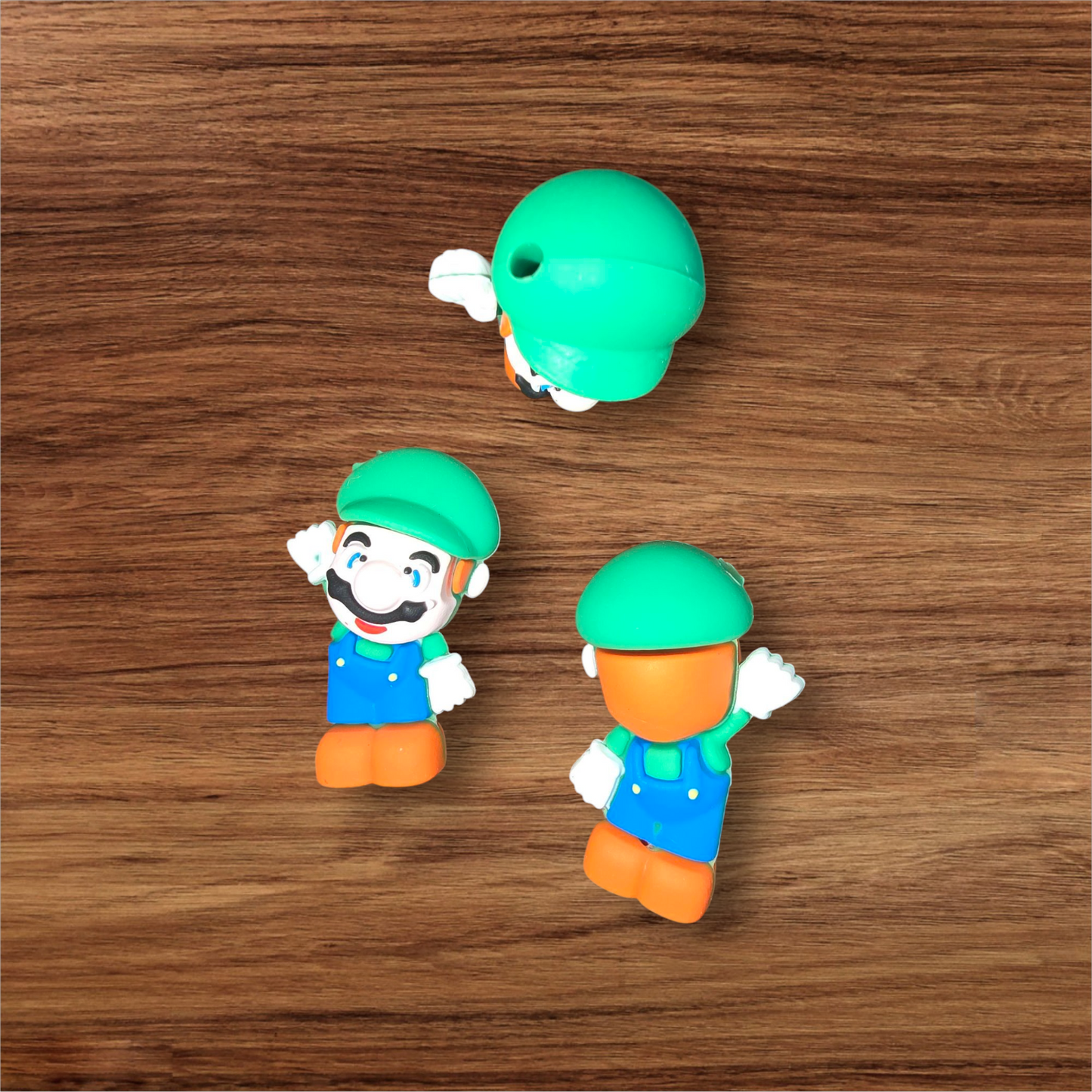 3D Green Brother Focal Bead