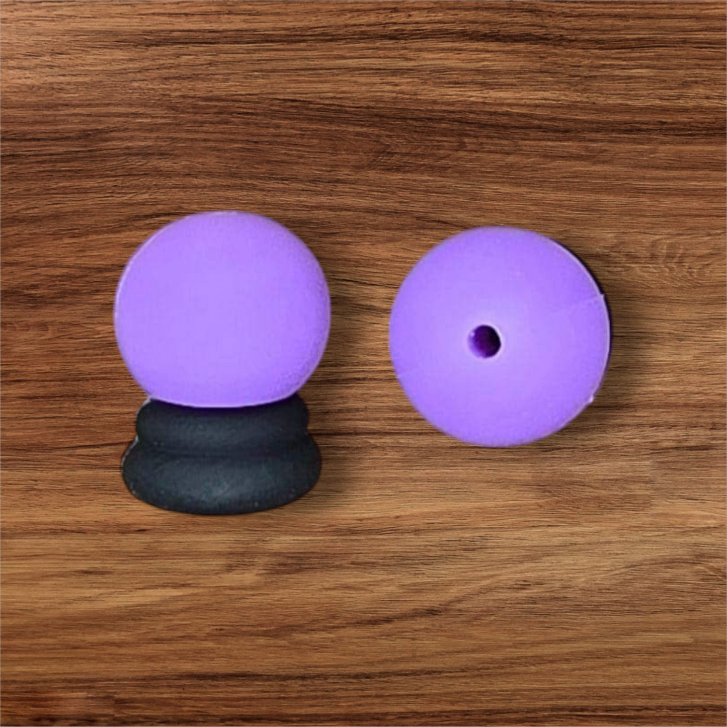 3D Purple Magic Ball Focal Bead