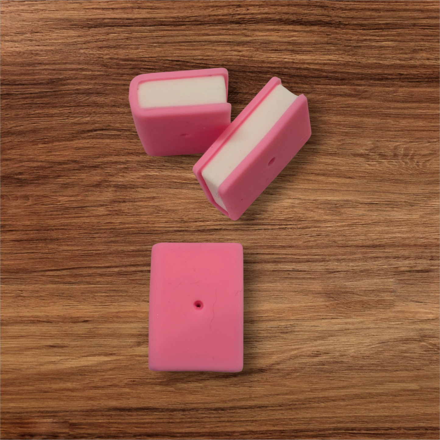 3D Pink Book Focal Bead