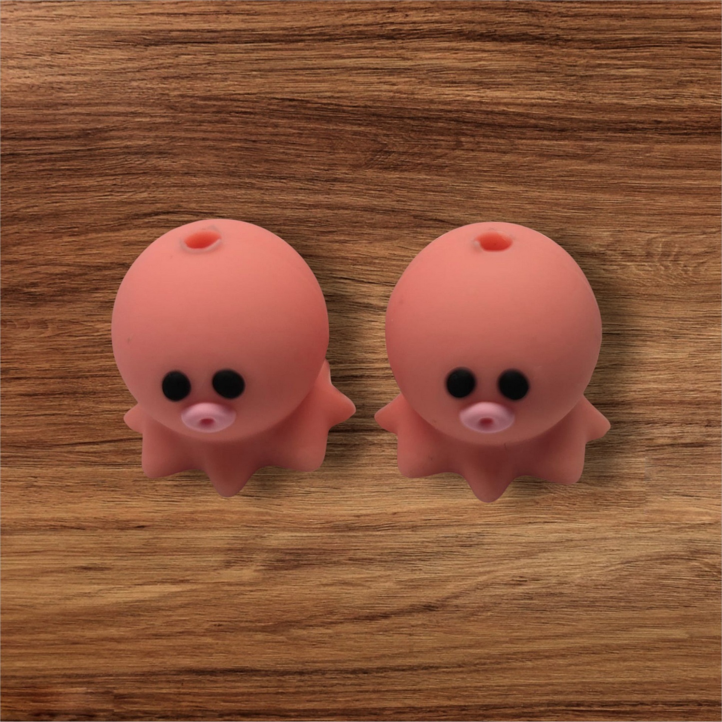 3D Salmon Sea Creature Focal Bead