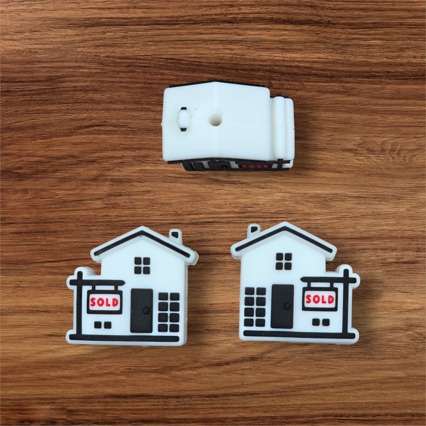 3D Sold House Focal Bead