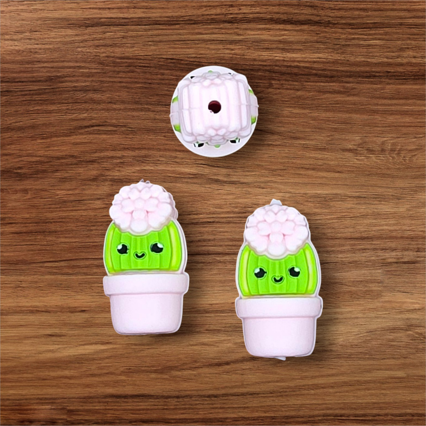 3D Cactus Focal Bead