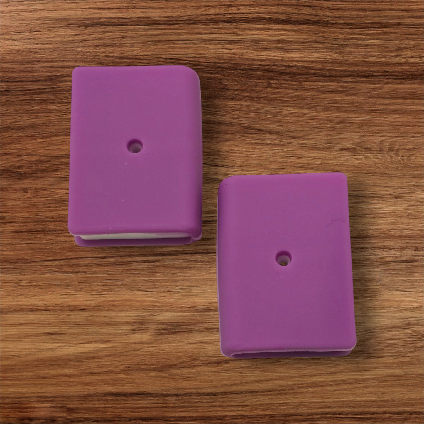 3D Purple Book Focal Bead