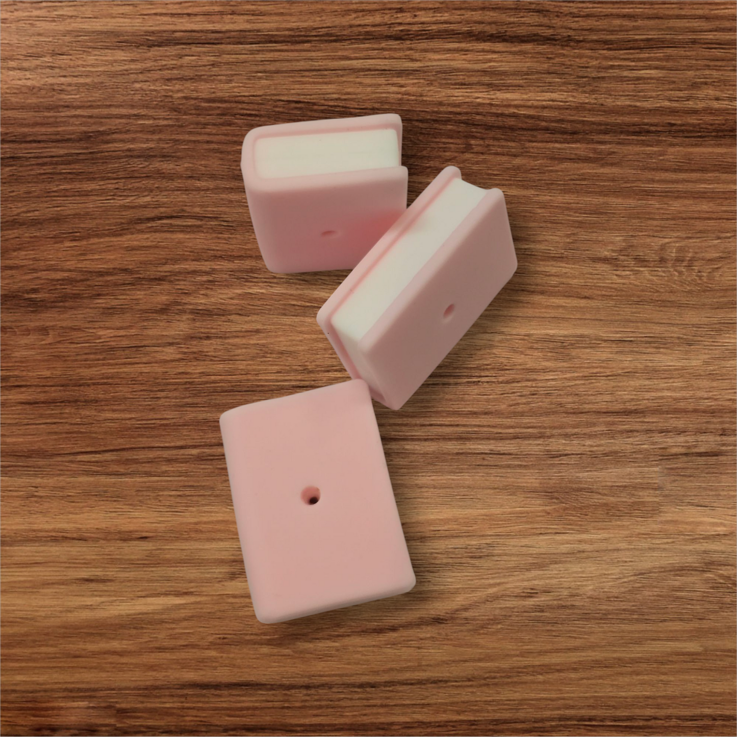 3D Light Pink Book Focal Bead