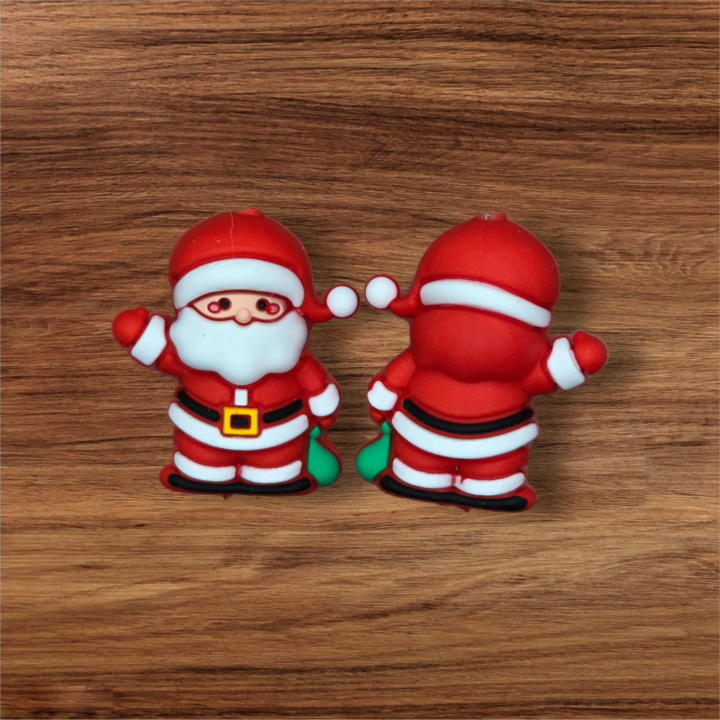 3D Jolly Santa Focal Bead