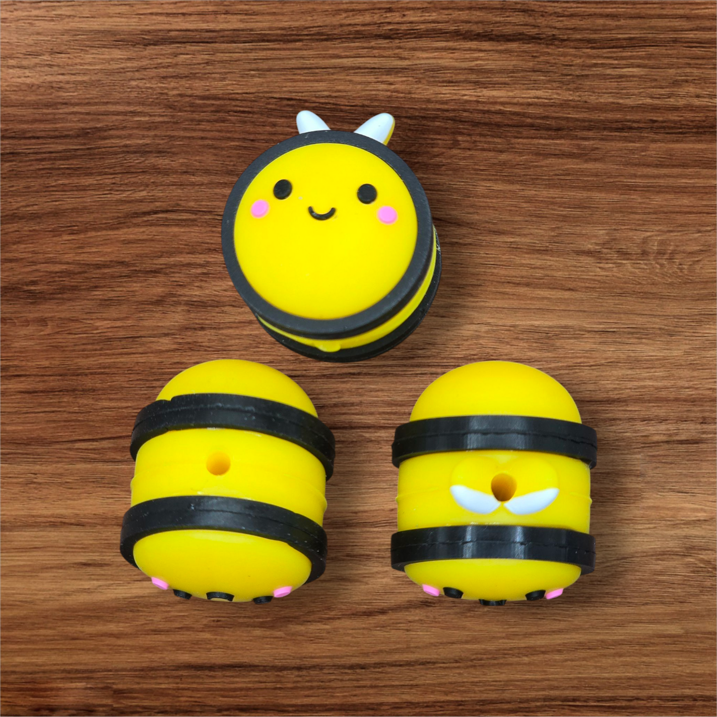 3D Bumble Bee Focal Bead