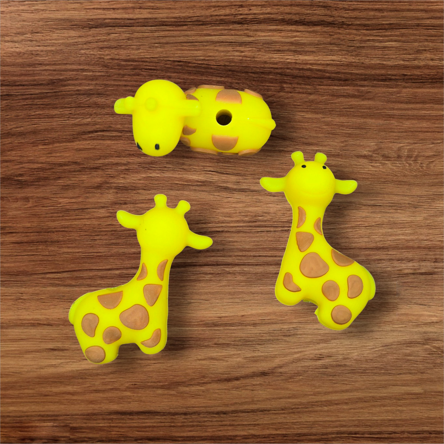 3D Giraffe Focal Bead