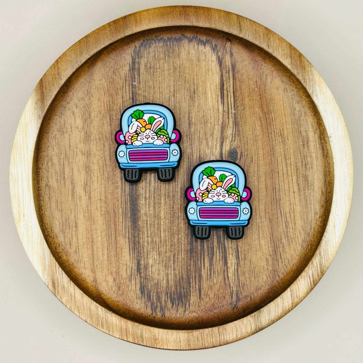 Bunny Truck Focal Bead