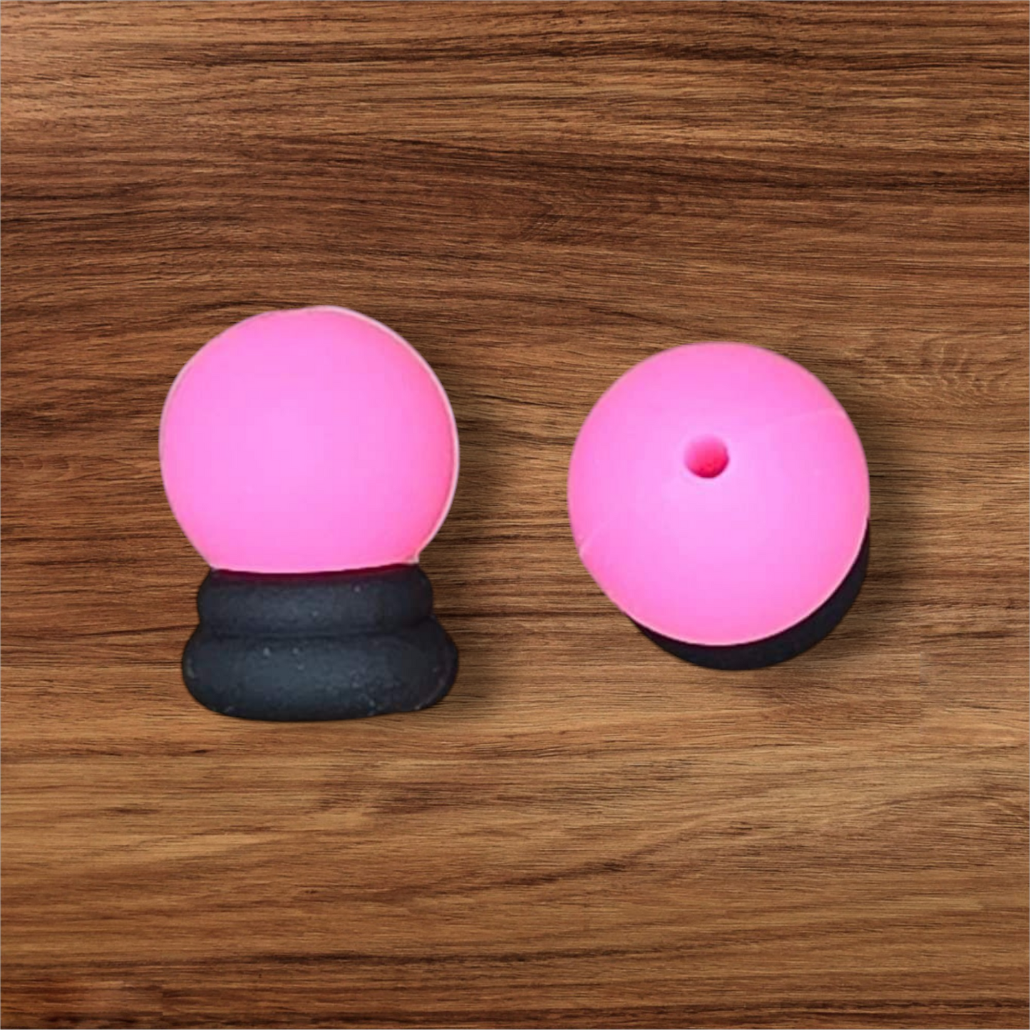 3D Pink Magical Ball Focal Bead