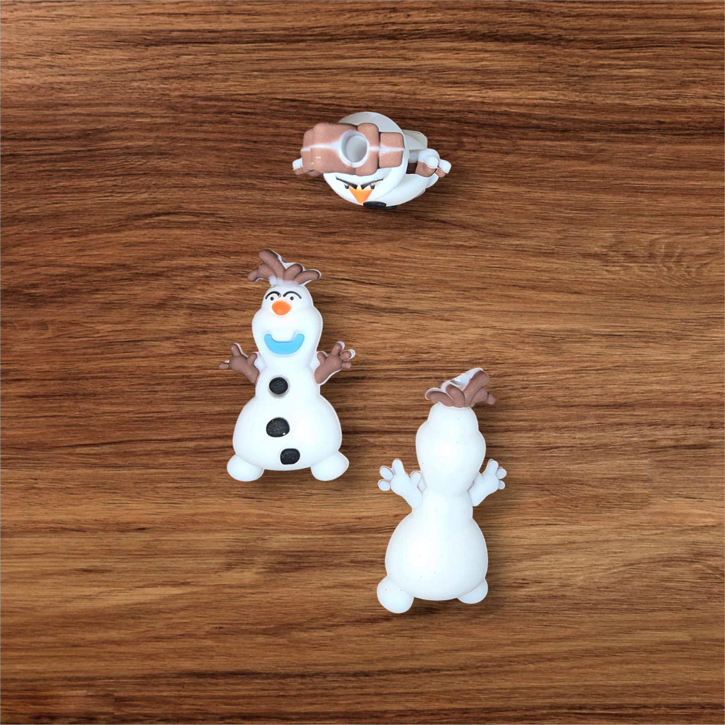 3D Funny Snowman Focal Bead