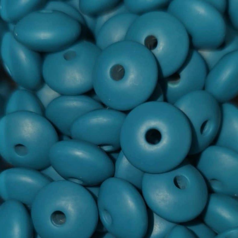 Tropical Lagoon Solid Silicone Bead