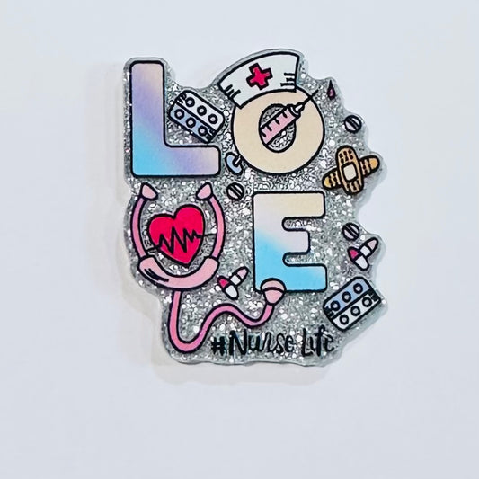 LOVE Nurse Life Flatback