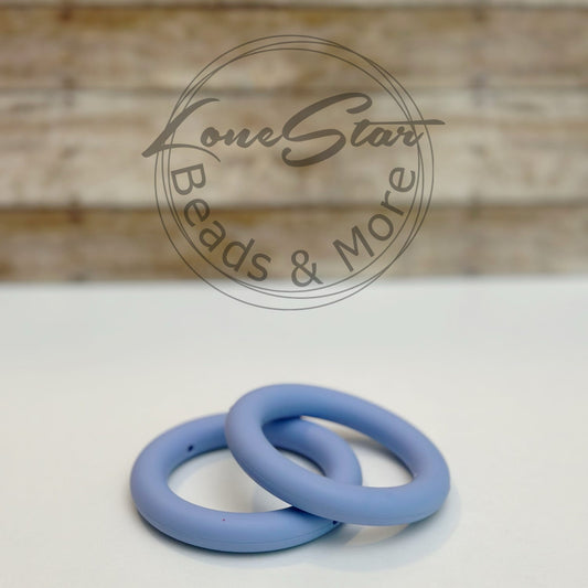 65mm Light Blue Silicone Ring