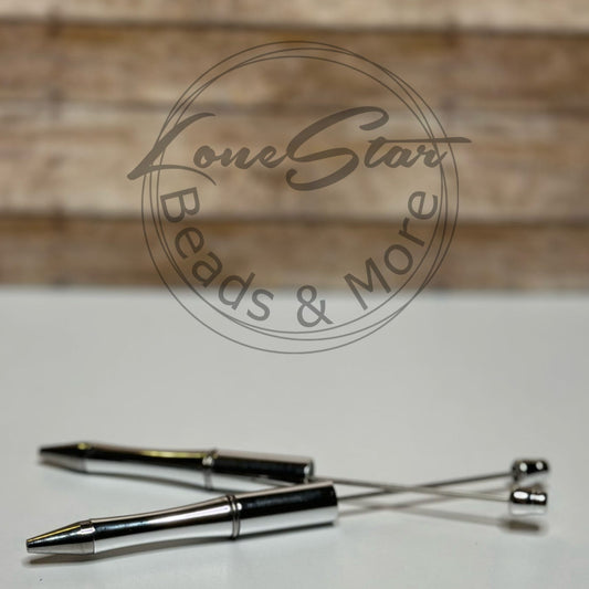 Silver Beadable Pen