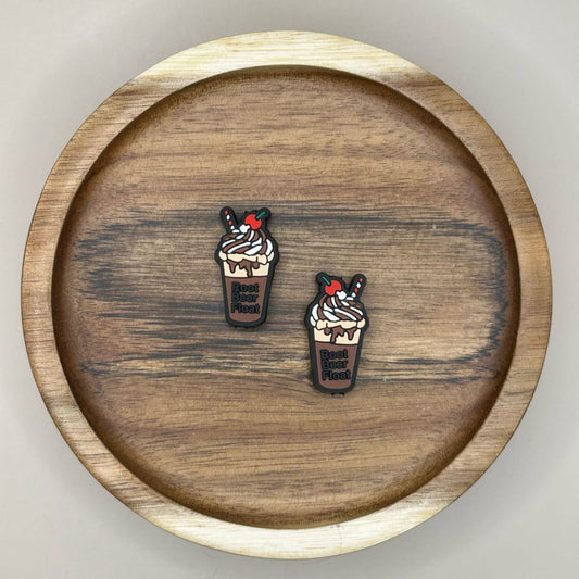 Root Beer Float Focal Bead