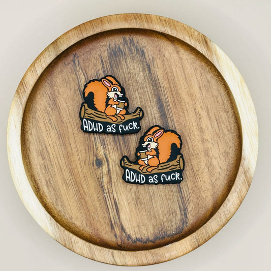 ADHD Squirrel Focal Bead