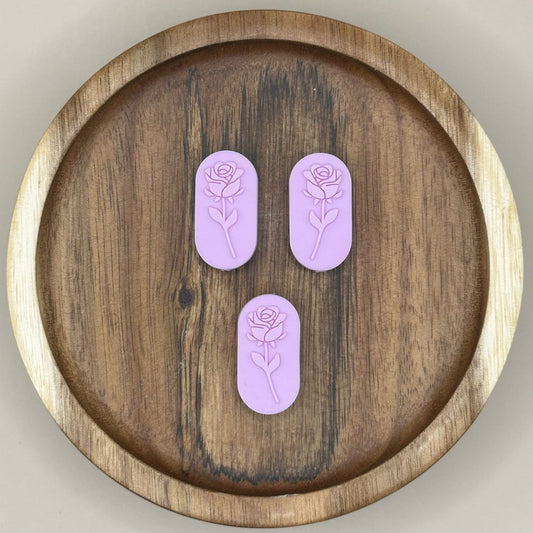 Embossed Flower Focal Bead