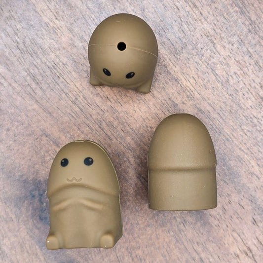 3D Brown Ricky Focal Bead
