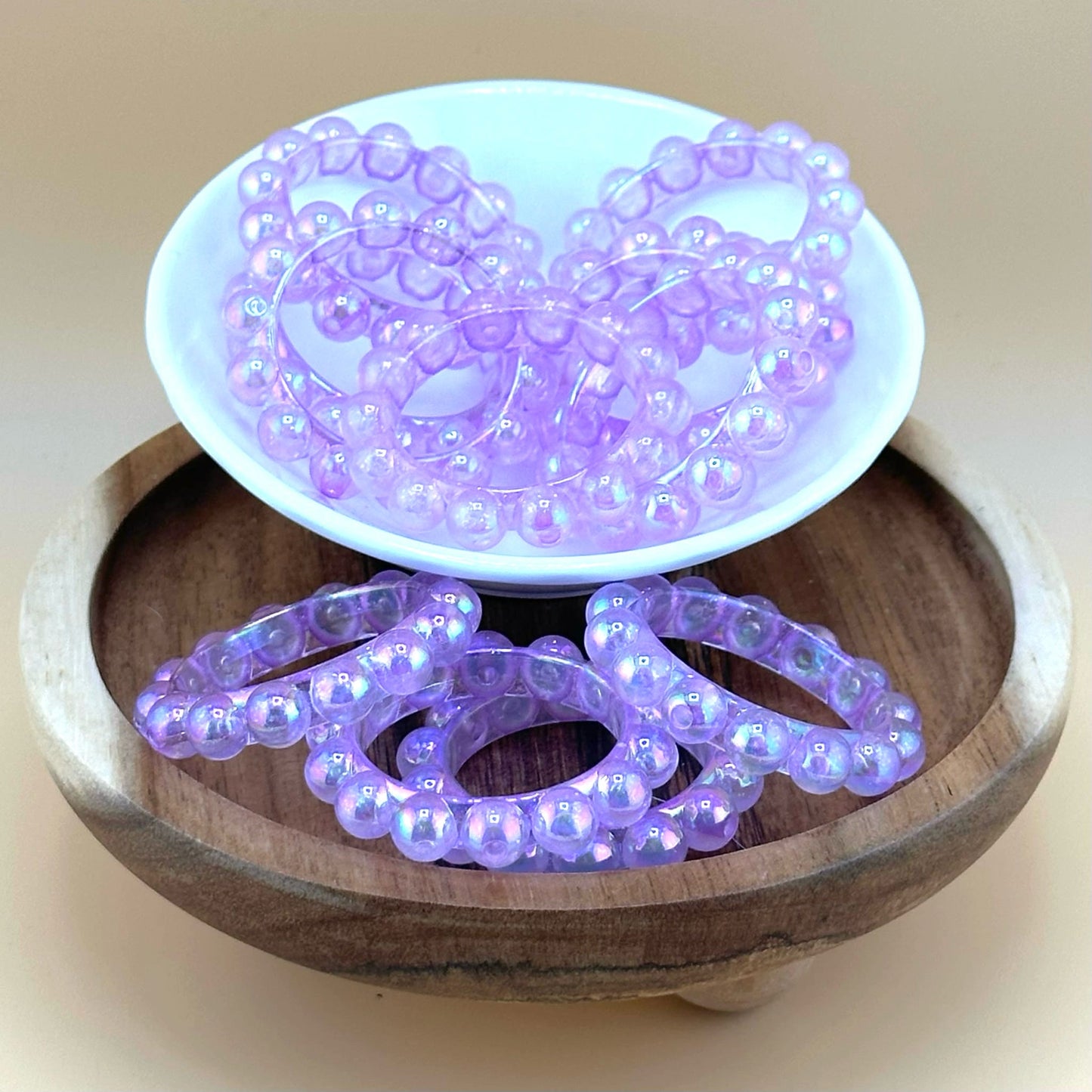 Colorful Acrylic 38mm Rings