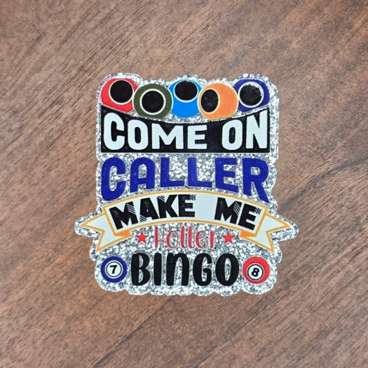 Make Me Holler Glitter Flatback