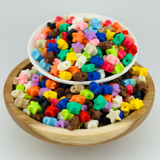 8mm Colorful Acrylic Stars