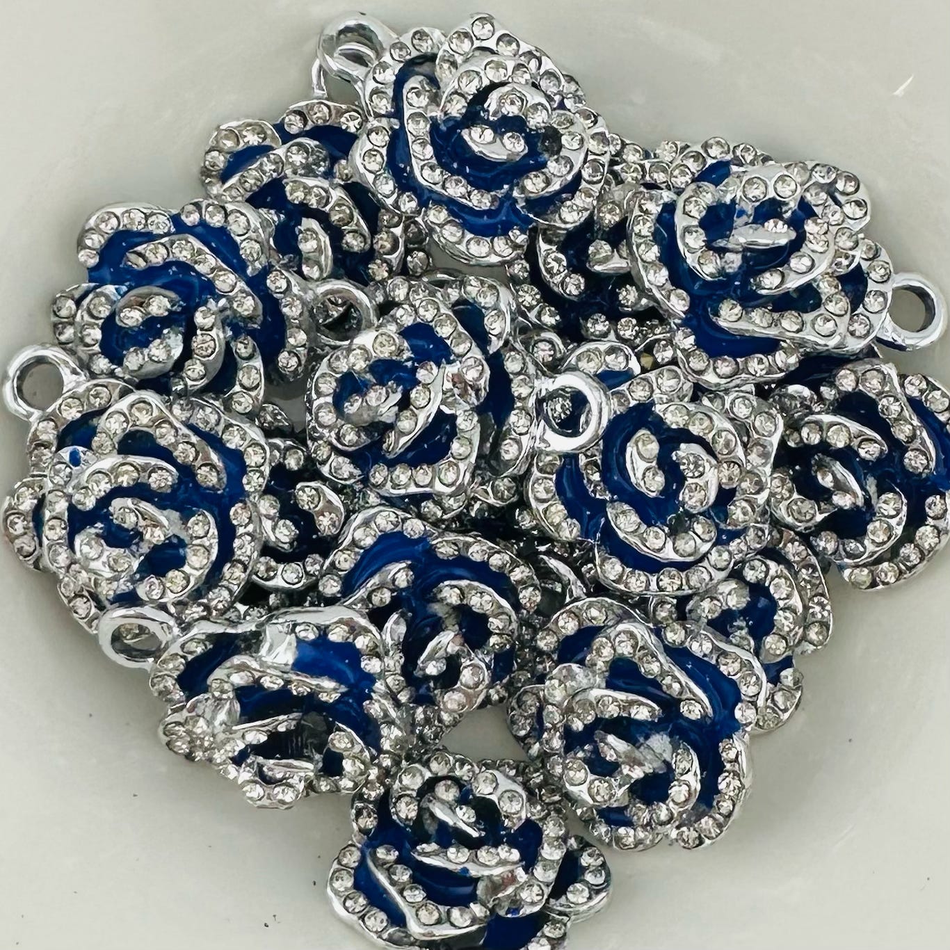 Metal Rose Charm