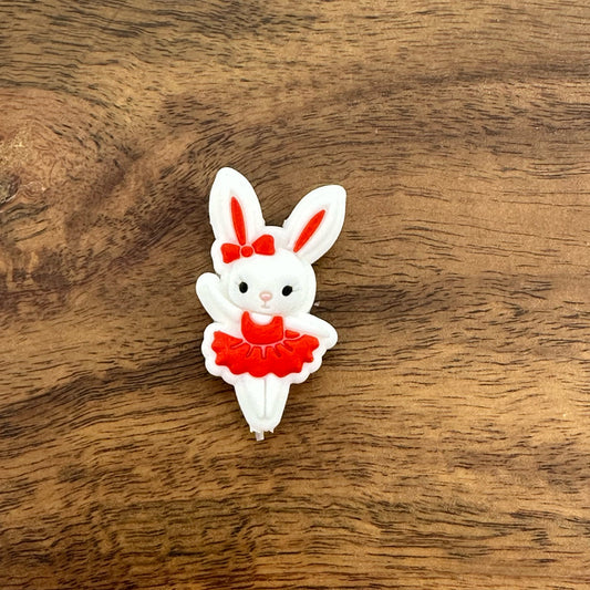 Bunny Ballerina Focal Bead