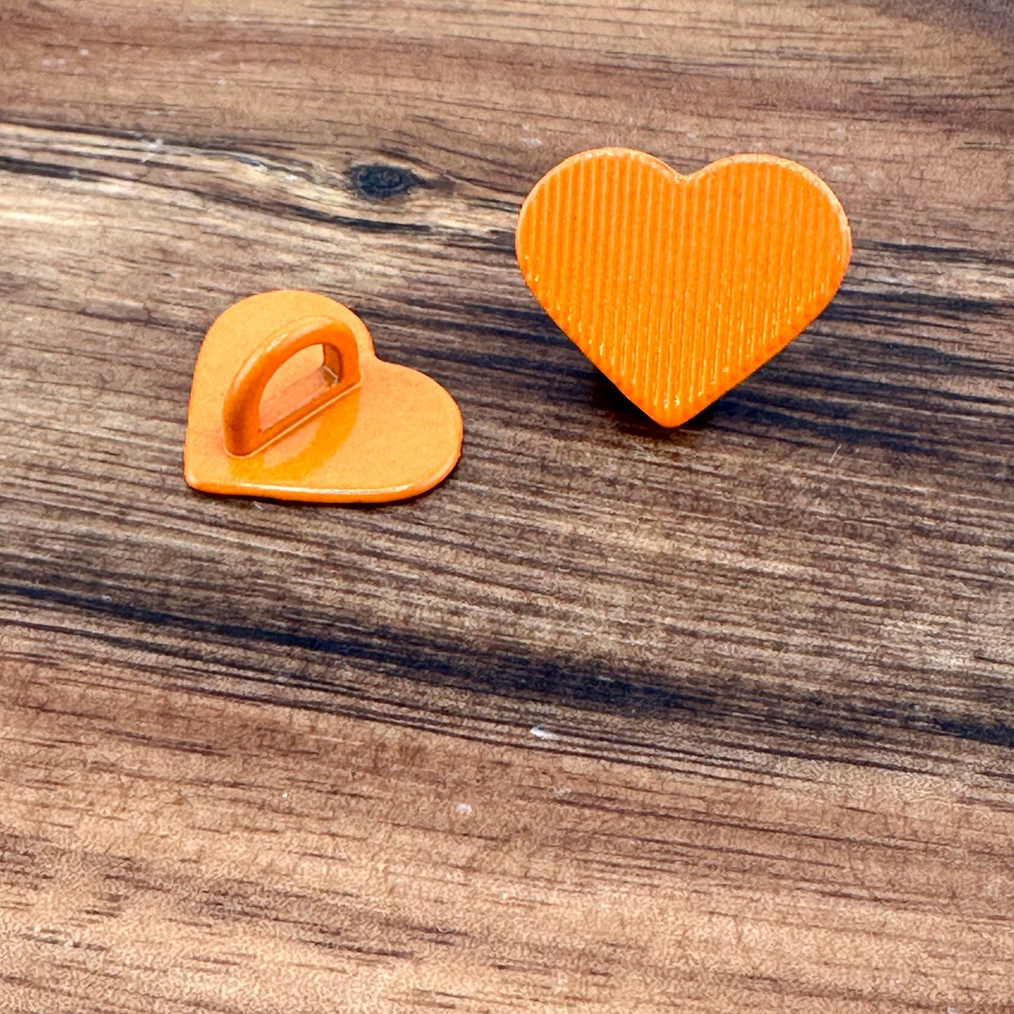Metal Heart Tether Charms