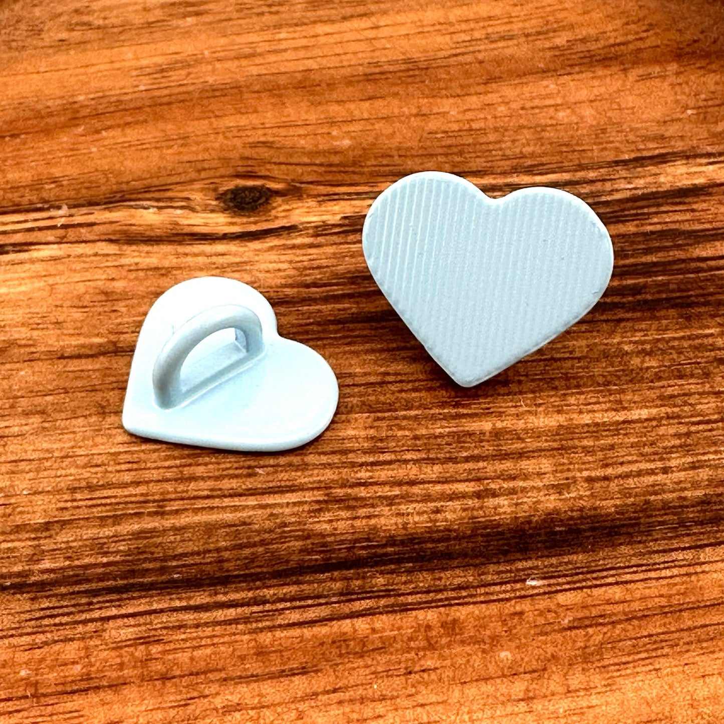 Metal Heart Tether Charms