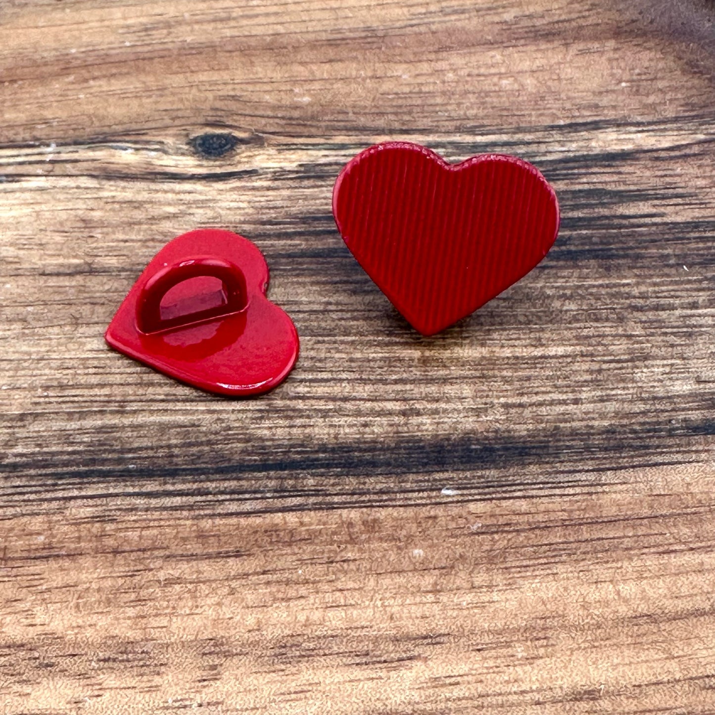 Metal Heart Tether Charms