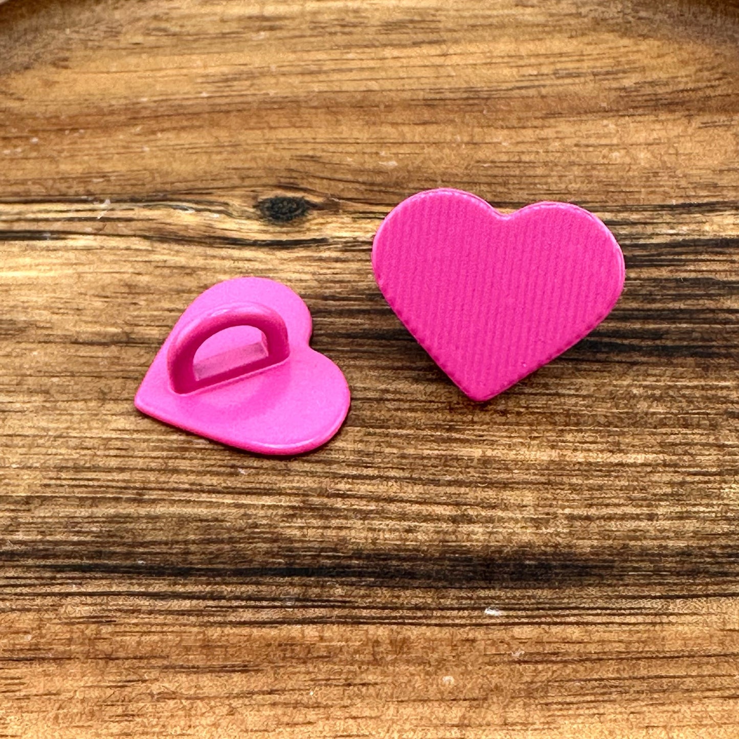 Metal Heart Tether Charms